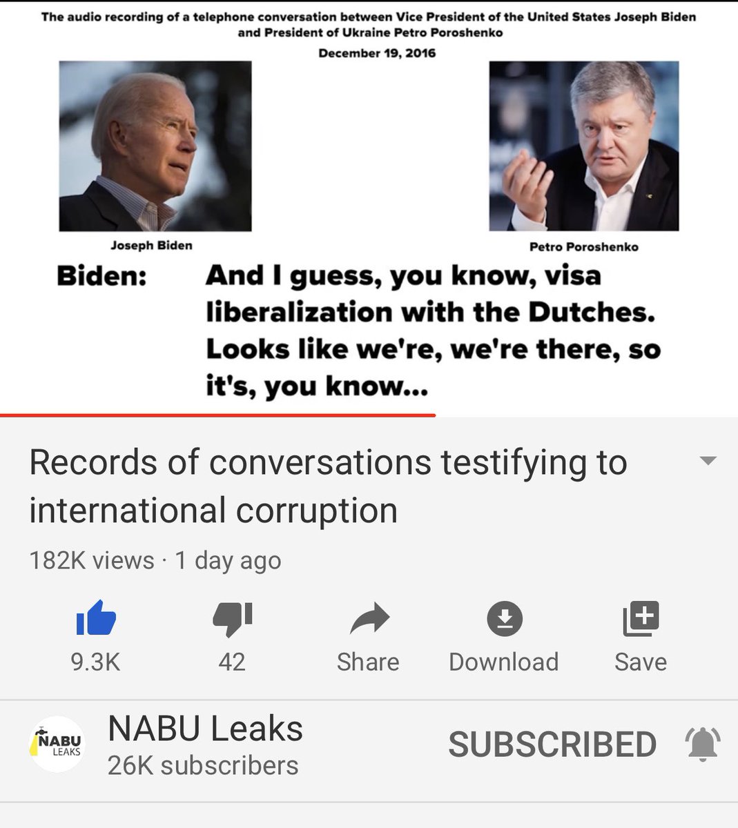More from 12/2016 call and Biden assures Poroshenko he will have the loan from the US soon. And what a fkn idiot - the Dutches? JFC. They’re the Dutch or Danes. You’d think Biden would know this.