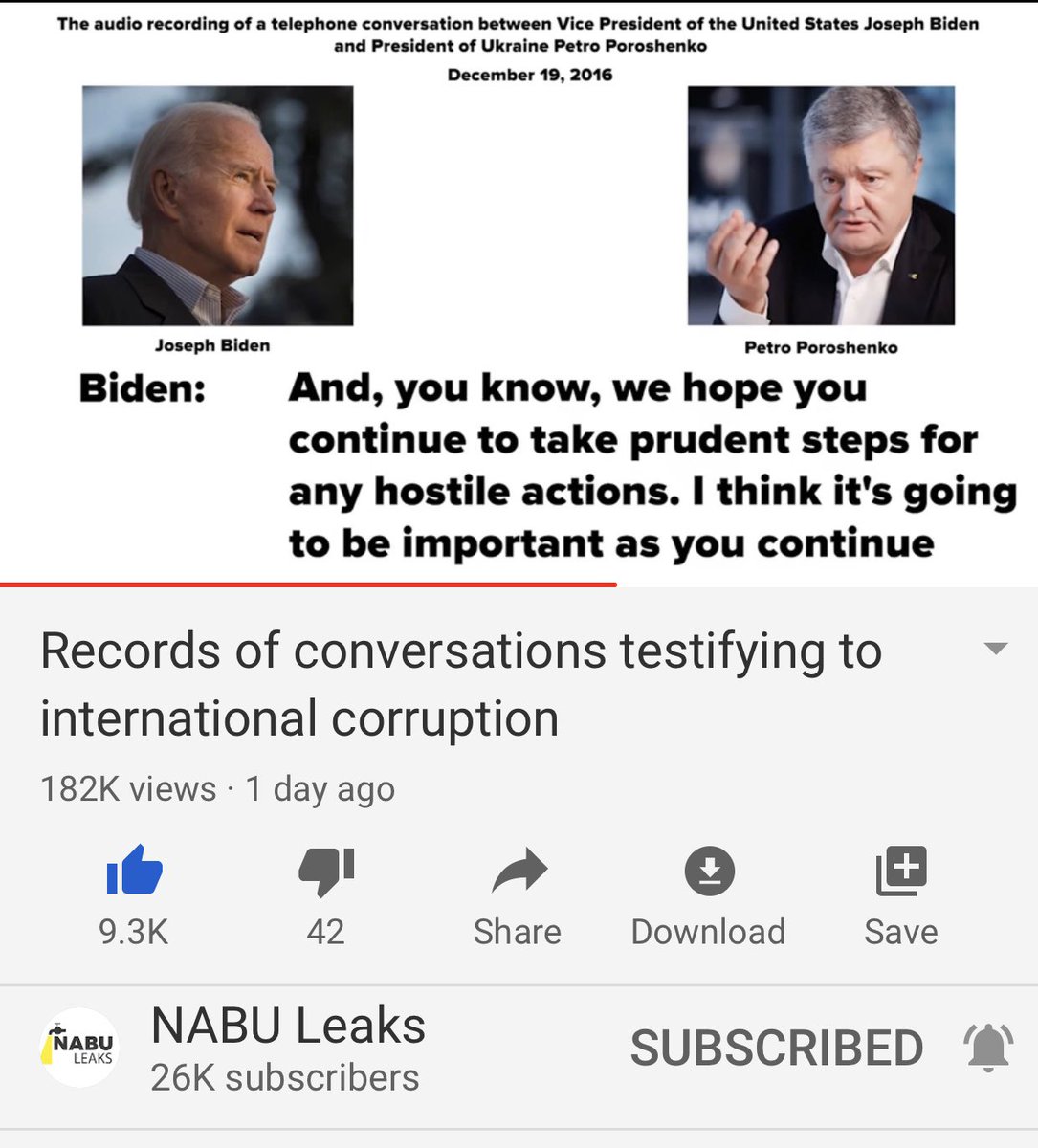 More from 12/2016 Biden telling Poroshenko do this or else, basically walking him thru the nationalization but Poroshenko gets the credit, Biden gets the $$$