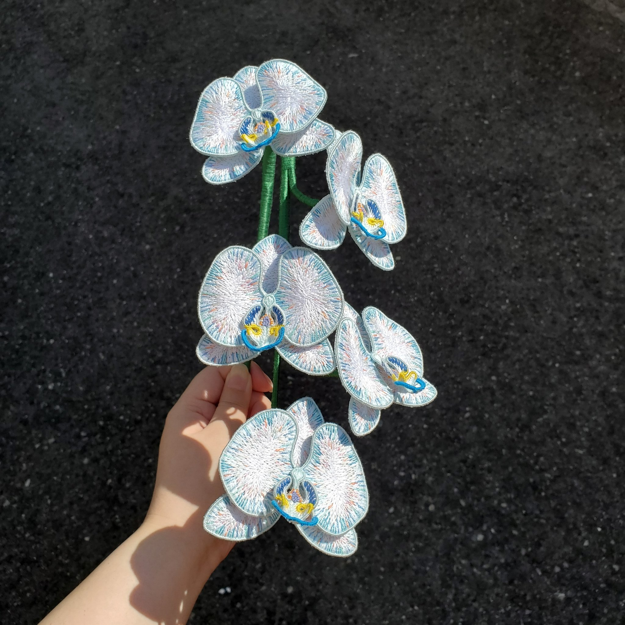 Twitter 上的美力 胡蝶蘭の立体刺繍https T Co Mo0vqhvsta Twitter