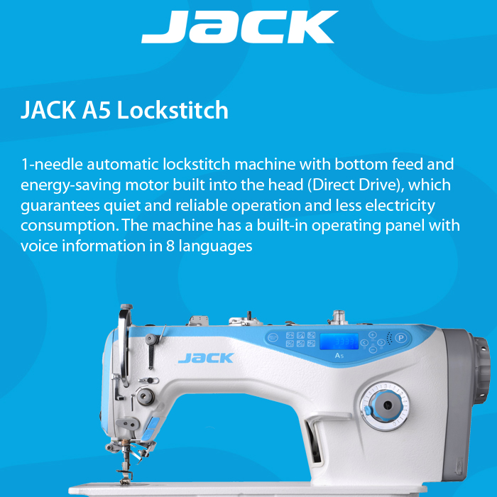 JackSewingUK's tweet photo. Jack A5 Lockstitch
1-needle automatic lockstitch machine with bottom feed and energy-saving motor built into the head (Direct Drive), which guarantees quiet and reliable operation and less electricity consumption.
https://t.co/9yKGywme9K
#JACK #Lockstitch #Sewing #A5 #Sew https://t.co/d32yiv0fPJ