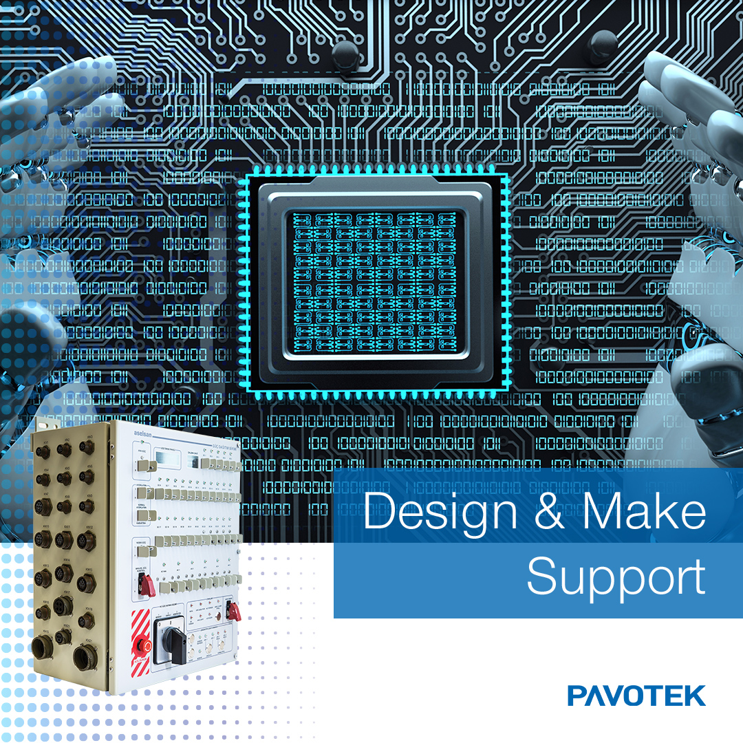 Pavotek's tweet image. Hava, kara ve deniz savunma sistemlerinin güç dağıtım birimlerini tasarlayıp üretmekteyiz.
We design and manufacture power distribution units of air, land and navy defense systems
#powerelectonics #gücelektronigi #PowerDistributionUnit #GucDagitimBirimi #PDU #GDB