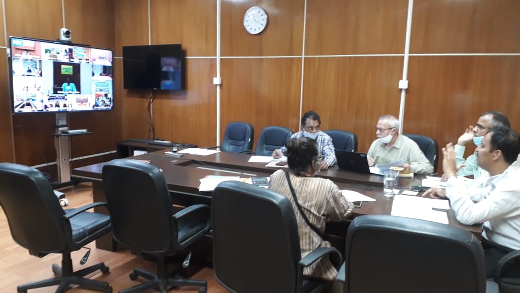 rdwsd_gok's tweet photo. VC was organized for all CEOs, RDWSD engineers, and executive engineers to discuss about #JJM, #FHTC, marking beneficiaries, and #WPP.
#RDWSD #RDPR #SwachhBharat #SMJ #DepartmentUpdates #PureWater #DrinkingWater #ROWaterFilter https://t.co/tnI8mRinXZ