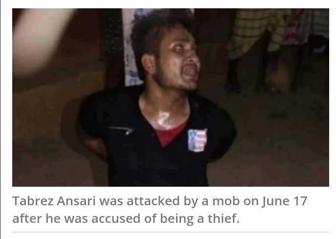  #moblynching of Muslims is on the rise since past few years In Mob attacks between 2010 and June 2017, "28 Indians – 24 of them Muslims – were killed and 124 injured", states the Reuter's report.(3/n)  #JusticeForIsrar