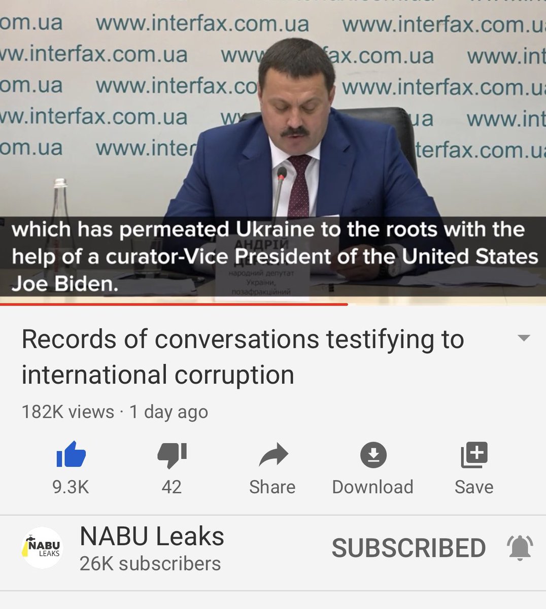 They point out that Biden helped corrupt Ukraine and that Oleksiyovych complained that they haven’t released the full transcripts of these calls and that is explained