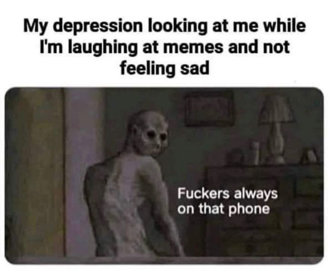 MemePitcher's tweet photo. Can't get me!!😼

#Memes #memesdaily #dankmemes #darkmemes #mentalhealth #Funniestmemes #FunniestTweets https://t.co/IotpI8j6CM