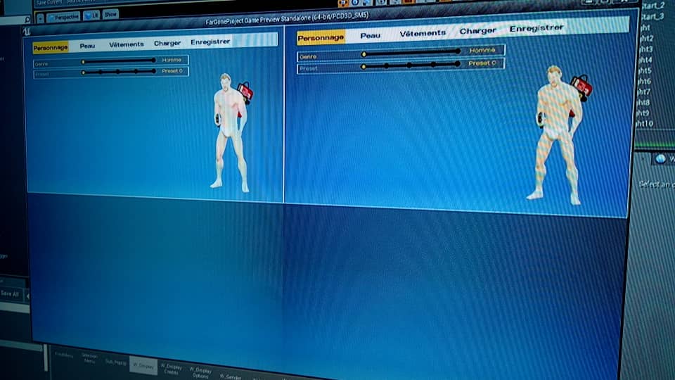 mbagnajohan's tweet image. On avance avec l&apos;intégration de l&apos;UI Gaming du jeu de @DarkCodeCompany, pour ceux qui demanderai, la couleur de la peau est configurable 😅😅 tout comme plusieurs autres éléments.

#gamingcommunity #3dgaming #Cameroon #Dark_Code