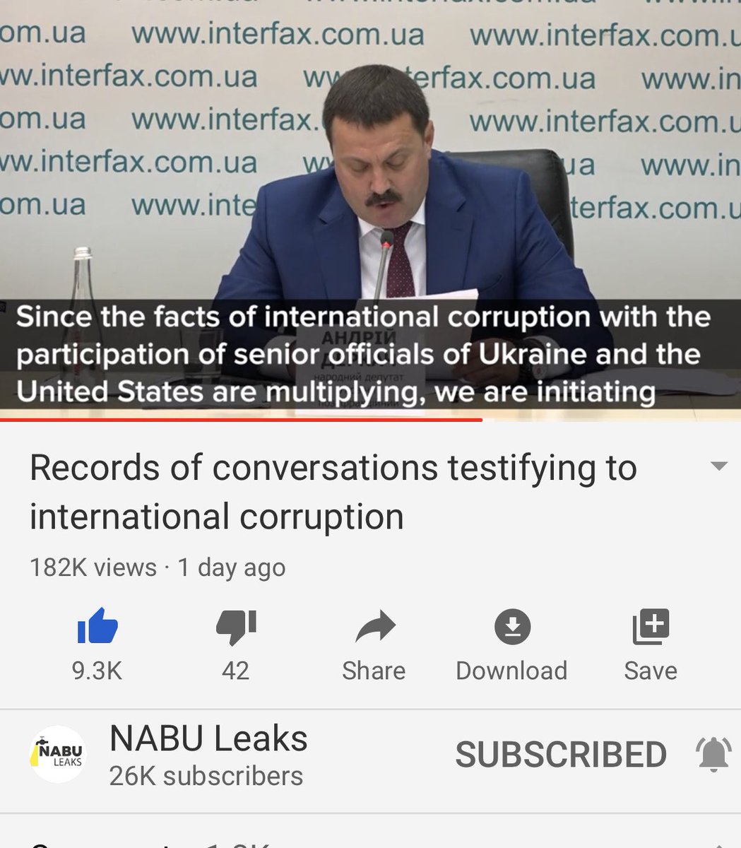 He then stated that the corruption is multiplying and they’re creating a larger anti corruption platform to investigate these facts to ensure the US & Ukraine relations are preserved and next he’s detailing how large the corruption network is