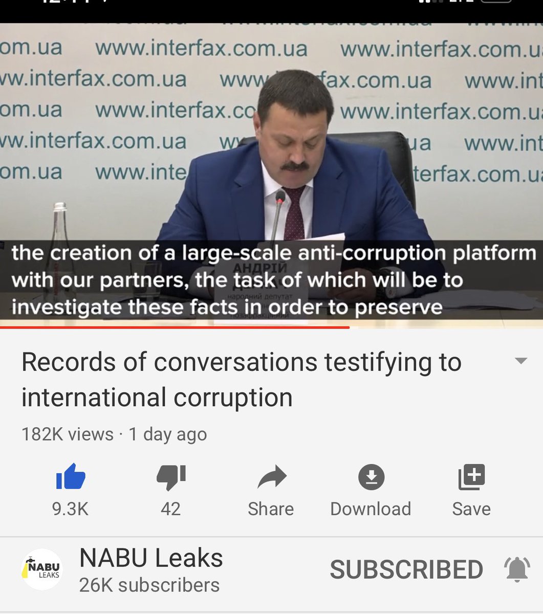 He then stated that the corruption is multiplying and they’re creating a larger anti corruption platform to investigate these facts to ensure the US & Ukraine relations are preserved and next he’s detailing how large the corruption network is