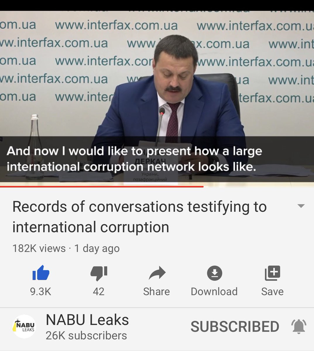 He then stated that the corruption is multiplying and they’re creating a larger anti corruption platform to investigate these facts to ensure the US & Ukraine relations are preserved and next he’s detailing how large the corruption network is