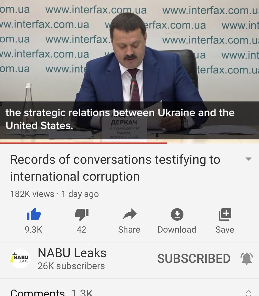 He then stated that the corruption is multiplying and they’re creating a larger anti corruption platform to investigate these facts to ensure the US & Ukraine relations are preserved and next he’s detailing how large the corruption network is