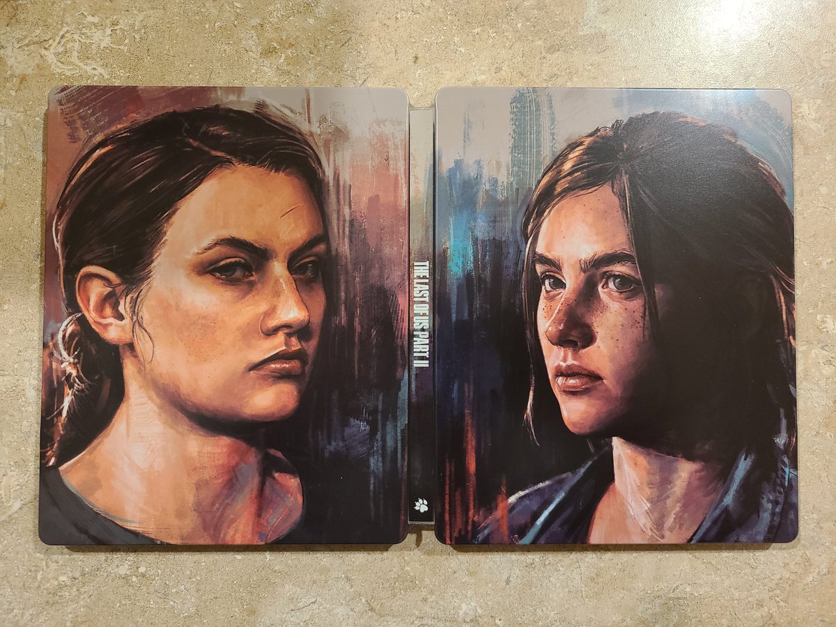 LinktotheLight's tweet photo. Last of Us Part 2 - Ellie Edition unboxing (Lithograph and Thank you Letter, Steelbook and Artbook Cover) #LastOfUsPartII #ellieedition #Ellie https://t.co/jk7BdICpNU