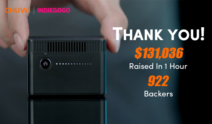 chuwidotcom's tweet image. 🔥🔥🔥New record of CHUWI!
💰$131,036 raised in Only ONE HOUR!
⏲️Campaign was funded in the first 5 minutes.

🧡Thank you, dear CHUWI fans. We can never make it without your support.
#LarkBox