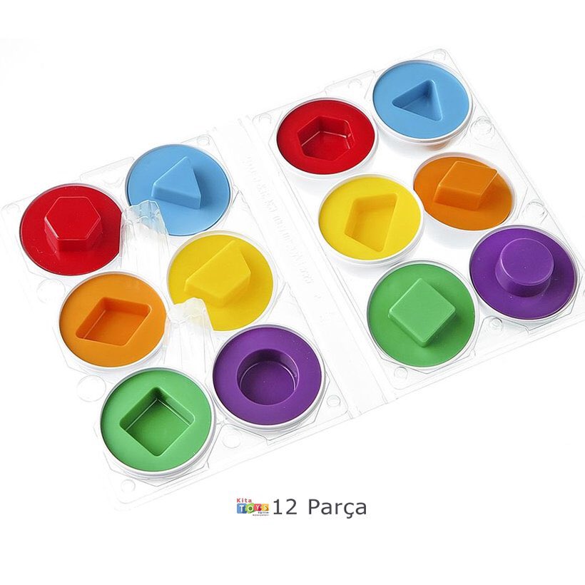 Geometrik Şekilli yumurta seti 6 yumurtadan oluşmaktadır.
Toplamda 12 parçadan oluşur.
Kitatoys.com da geometrik üç boyutlu şekiller uygun fiyata... #kitatoys #anaokuluoyuncak #anaokulumalzemesi #anaokuluürünleri #anaokulumalzemeleri #anaokulumalzemesi