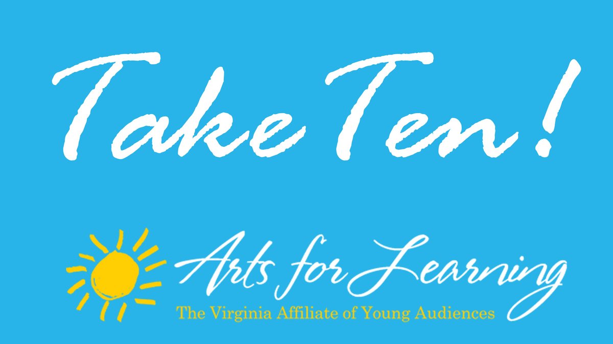 Every day this week on #OurFCPS Channel 21: <a href="/FCPS_IDTS/">FCPS_IDTS</a> airs @Arts4LearningVA’s “Take 10!” #ArtsEd videos at 9 am &amp; 5 pm. The schedule of artists is at bit.ly/3cBwtWE.