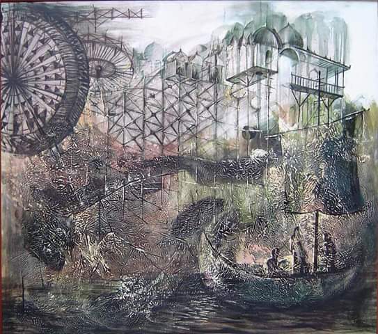 FongZona's tweet photo. "Ciudad Colgante"
Óleo mixto sobre lienzo
#arte #artist #painting #SURREALISM #FelizMiercoles #Cuba #LiDFong https://t.co/Ui0XRJ3JZG