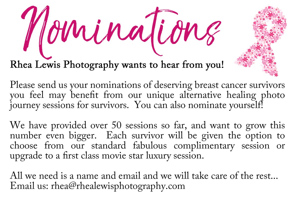 I am always accepting nominations for our breast cancer warrior goddess project. We have photographed over 50 Amazing Survivors. 
Email me rhea@rhealewisphotography⁠
#breastcancerawareness #survivor #photography #florida #boudoir