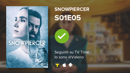 CVal9's tweet photo. I've just watched episode S01E05 of Snowpiercer! #snowpiercer  #tvtime https://t.co/2MNcqFzPbE https://t.co/QY1P2BrNSu