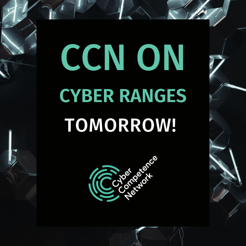 Our webinar on #cyberranges will start tomorrow. You have the last few hours to register. But hurry up❗️ More than 90 people have already registered and the capacity of the workshop is limited to 100 attendees.
Register here 🔗cybercompetencenetwork.eu/ccn-webinar-on…
#H2020 #cybersecurity