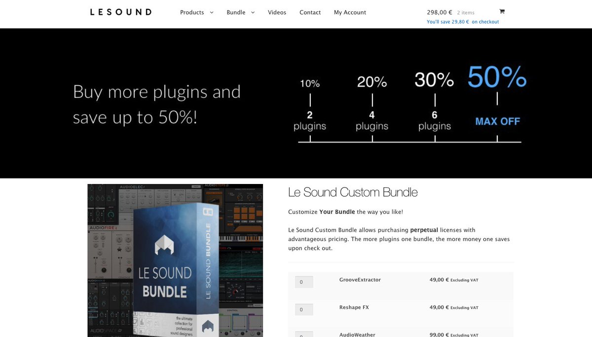 Hey #sounddesigner, you can build your own #sounddesign bundle and save up to 50% !
lesound.io/product/le-sou…

#sounddesign #audiopost #gameaudio #audio