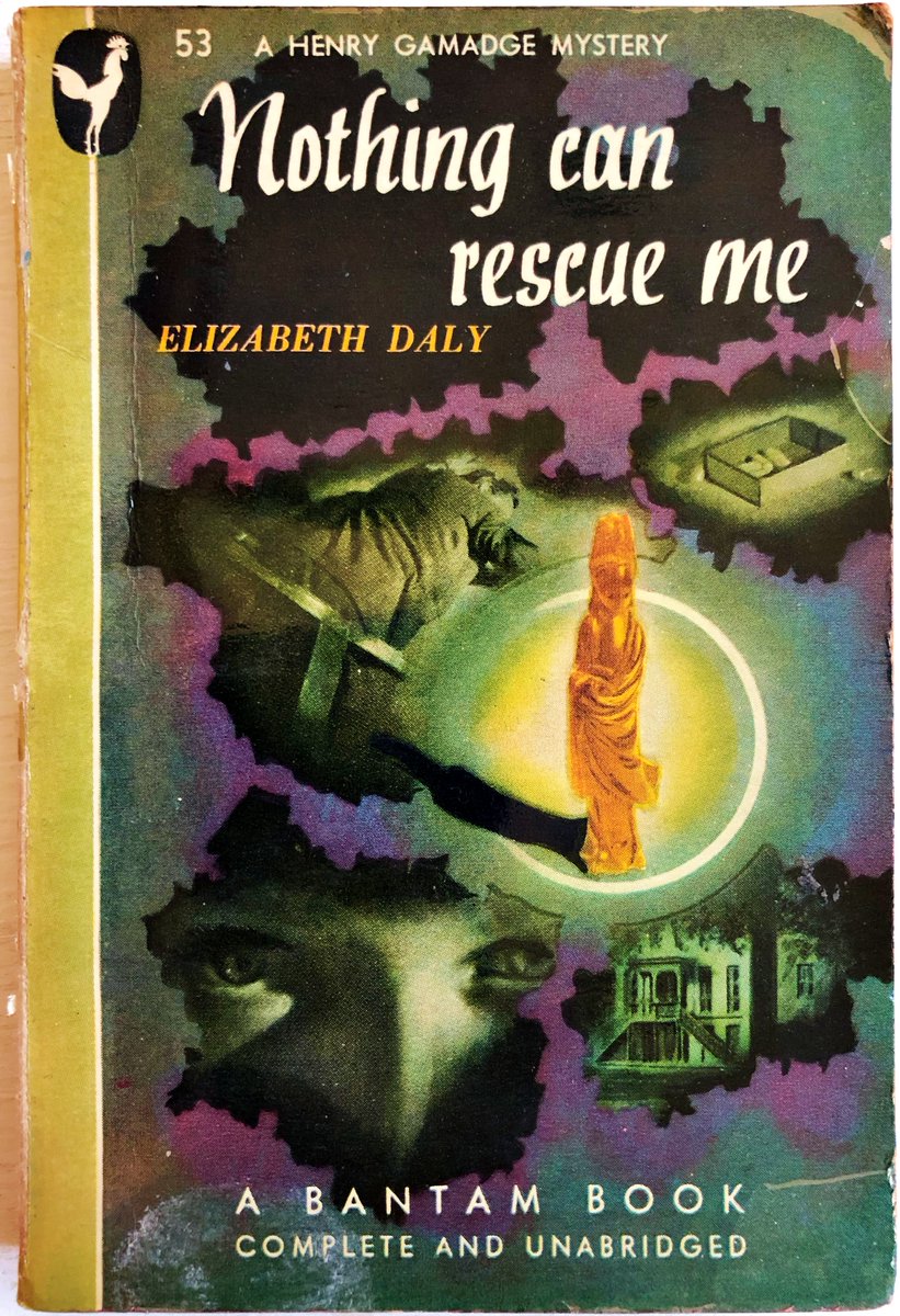 robinghvintage's tweet photo. #NothingCanRescueMe ( #HenryGamadge #6) by #ElizabethDaly - 1946 - #BantamBook #mystey #vintagebook #novel #paperback #bookcollection #vintagepaperback | Bleak House Bookshop https://t.co/HNZyC1lu3t https://t.co/4y9yYYJV2G