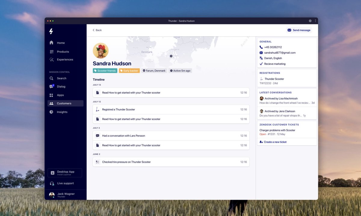 layerise1's tweet photo. We are in the ☀️ mood and with a few extra sun hours, plus most likely too much coffee, our productivity has skyrocketed. For the June product update we are releasing Apps (formerly known as Add-ons), customer behaviour tracking and improved customer detail UX.

#productassistant https://t.co/bjbG6knHat