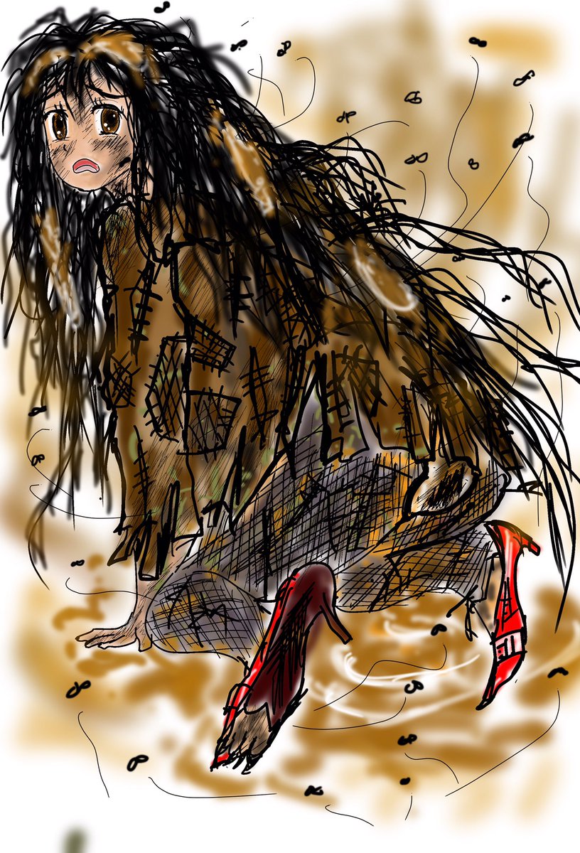 やんやん 汚いカワイイ系ホームレス女子イラストの元祖になりたい 私の絵柄が性癖に刺さる人に届いてほしい 私の絵柄が好みって人にフォローされたい イラスト王国 イラスト イラスト好きな人と繋がりたい イラスト好きさんと繋がりたい 女の子