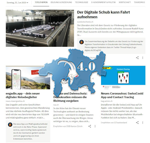 Der Grosse Rat berät das Gesetz zur Förderung der digitalen Transformation in #Graubünden, @miaEngiadina lanciert einen digitalen Reisebegleiter, die #CoronaApp ist da &amp; kritische Infrastrukturen befinden sich im Fokus von #Hacker - aktuell bei #GRDigital
s.gr-digital.ch/3ewuswD