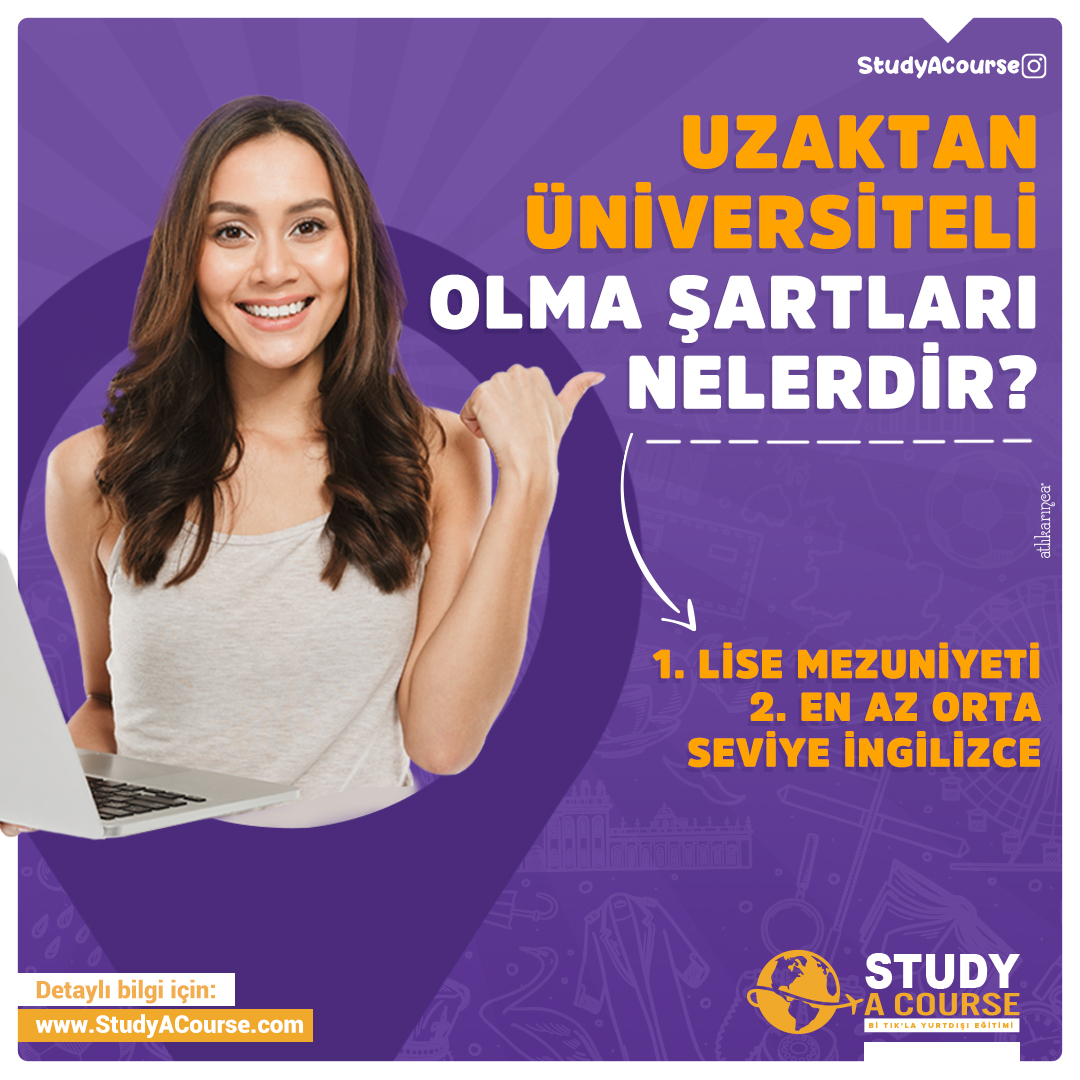 studyacourse's tweet photo. Uzaktan üniversiteli olmak için kayıt şartları oldukça basit! Lise mezunu olan ve en az orta seviye İngilizce bilen herkes, bu programa dahil olabilir.
*Detaylı bilgi ve kayıt linki bio’da!
https://t.co/wqNHTfsrQm
#StudyACourse
#birtıklayurtdışı
#uzaktanüniversite https://t.co/99CuZpDw0Y