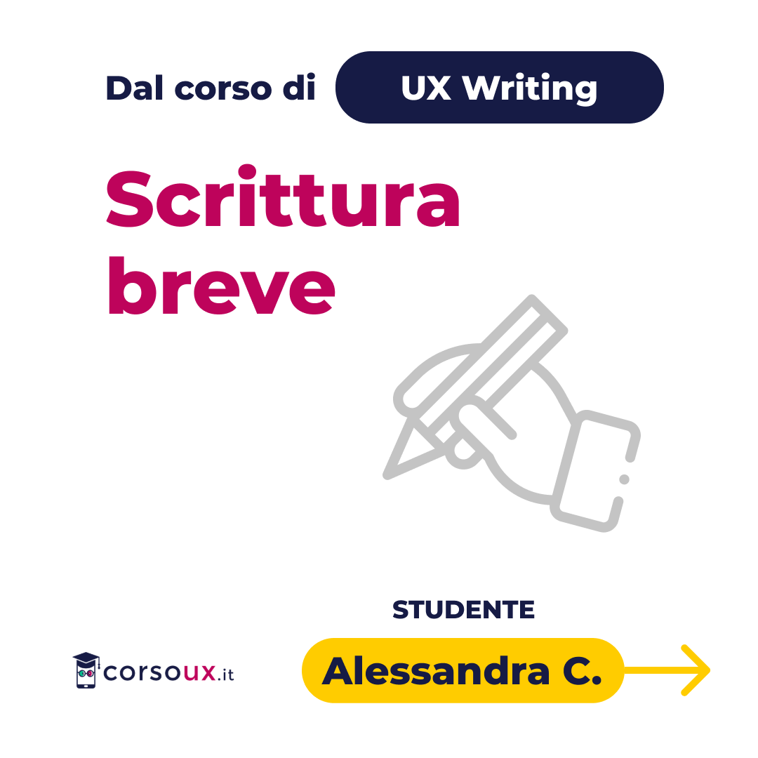 CorsoUx's tweet photo. #corsoux #uxwriting #ux #ui #uxui #uxdesigner #uxigers #uxresearch #ux_interaction #uxinspiration #userexperience #uxstudio #uxtrends #idee #uxitalia #uidesign #website #application #app #websitedesign https://t.co/fpMglpogSJ