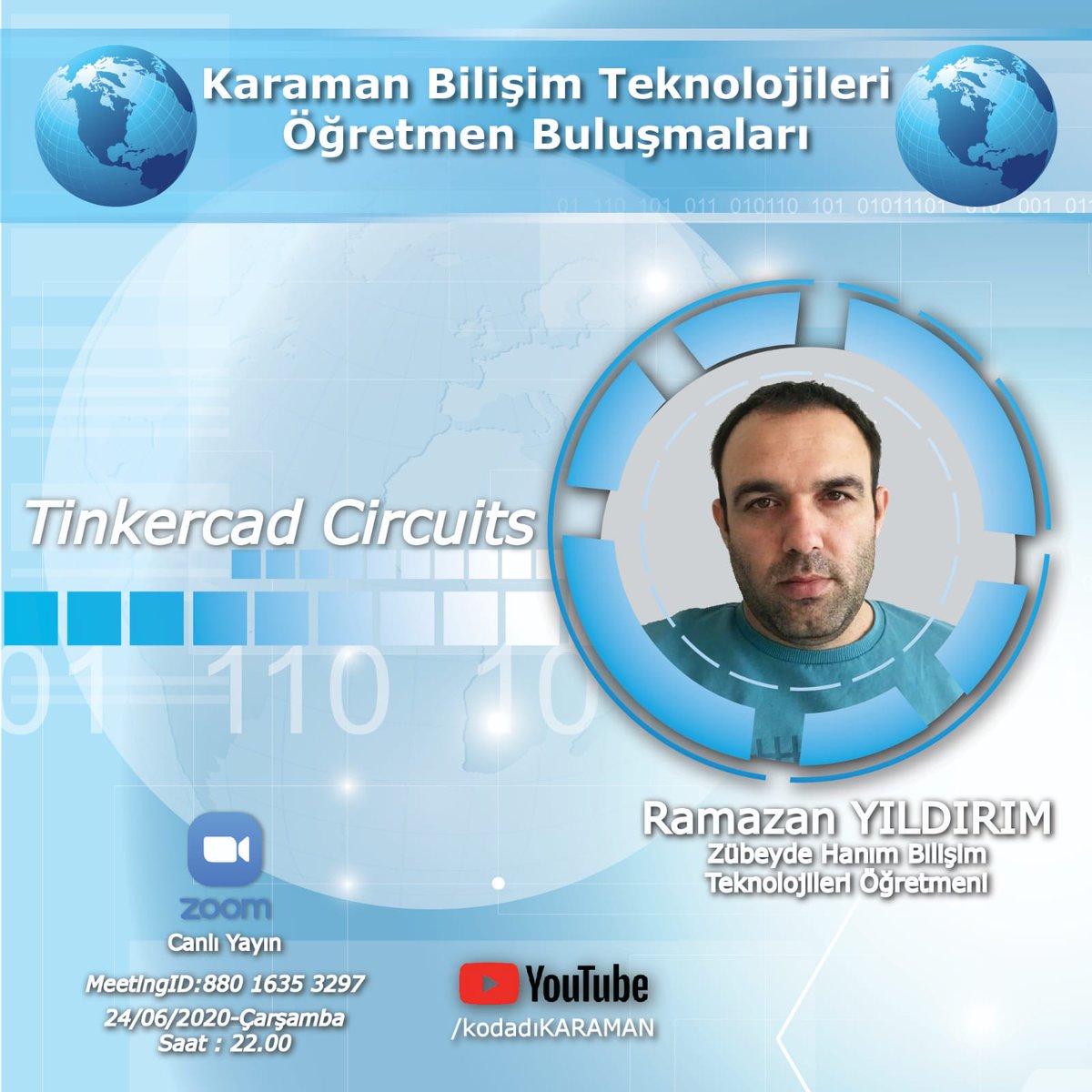 Bu akşamki eğitmenimiz  Ramazan YILDIRIM