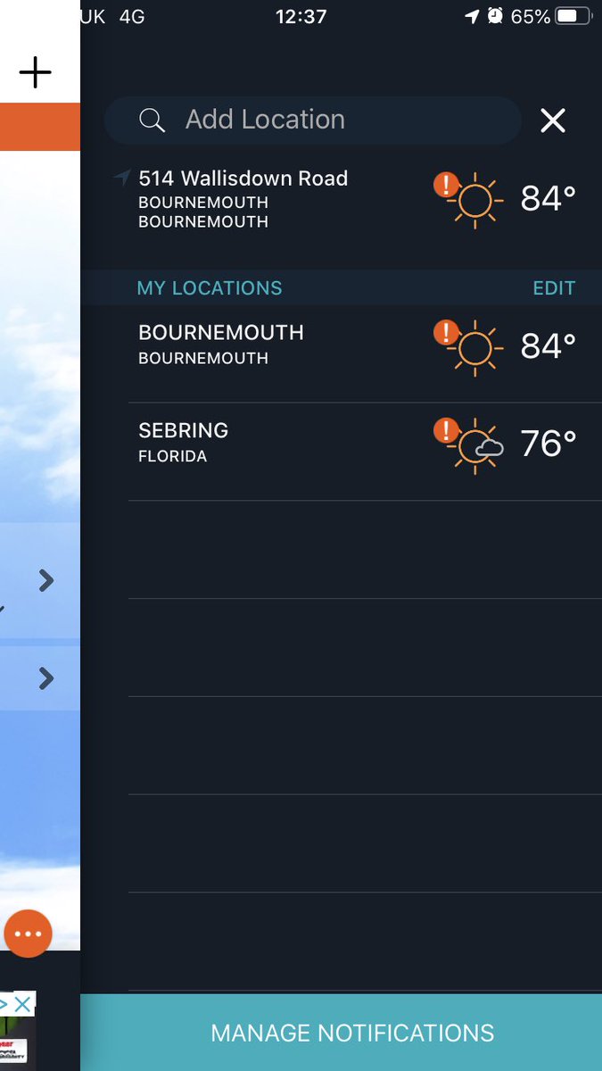 Spiderman1969's tweet photo. @MCO Temp in uk at the moment. Sebring second home. https://t.co/Teukv5uuOK
