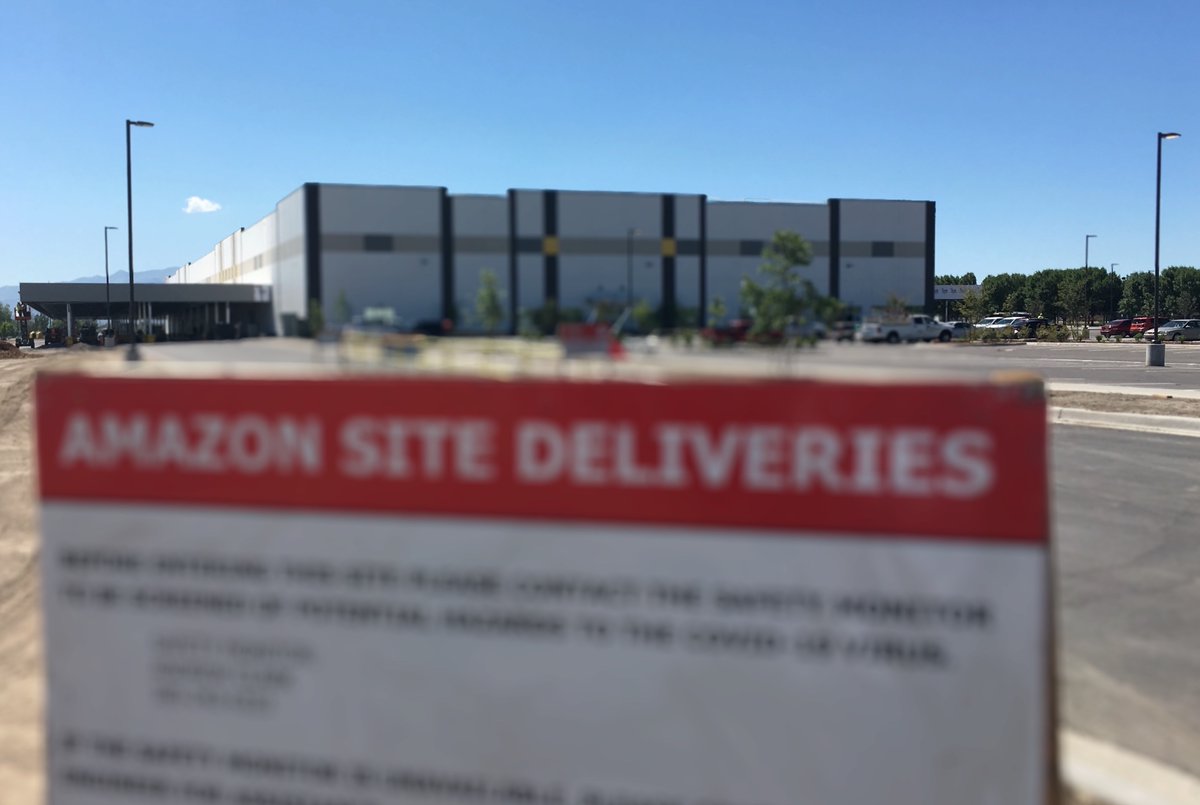 afcitizen's tweet photo. Utah County's first Amazon delivery station is being built in American Fork. Details at https://t.co/nOzgzaMPRA https://t.co/SSmRejCeSh