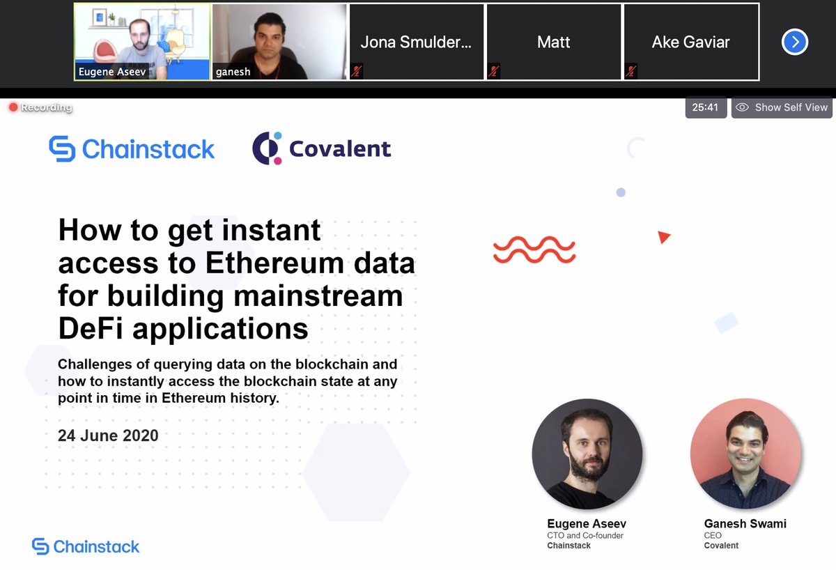 Covalent_HQ's tweet photo. Happening NOW:  #ETHSingapore Meetup featuring @gane5h and @easeev, CTO &amp; Co-founder @ChainstackHQ.

#Meetup #DeFi https://t.co/XtRhVvaNRT
