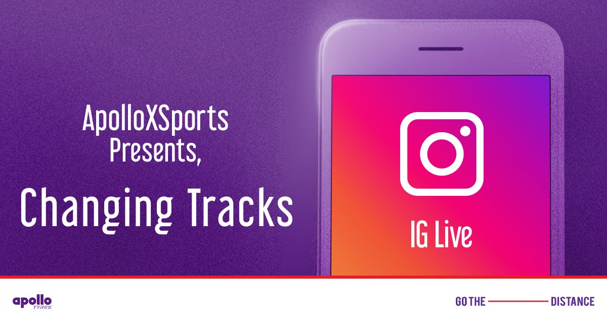 ApolloXSports's tweet photo. Experience the thrill of learning from those who you
look up to. #ApolloXSports presents #ChangingTracks
– an #InstagramLive interaction where you not only meet your sports heroes but also get to ask them
questions. Cure your curiosity and stay tuned for
more. #GoTheDistance https://t.co/FjOE7uI0kA