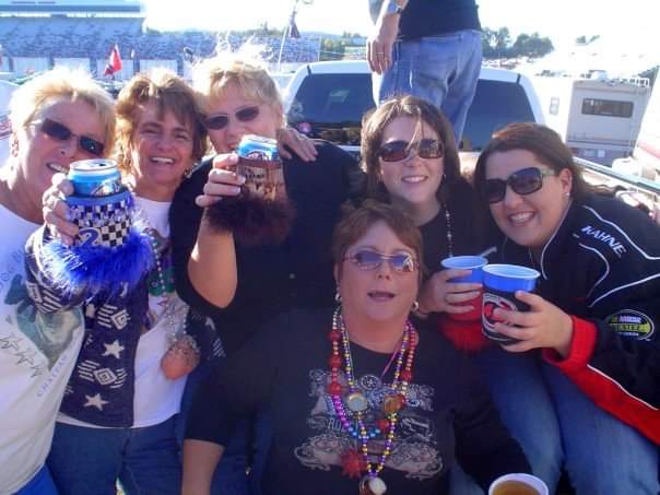 Since I've already gotten a "you're not a real NASCAR fan" DM:Here I am at various races & my long-time license plate. You'll notice my  @kaseykahne jacket - he was my #2 driver for years, behind  @CJMearsGang.Note that Casey drove the Old No 07 Jack Daniels car during pic 3 