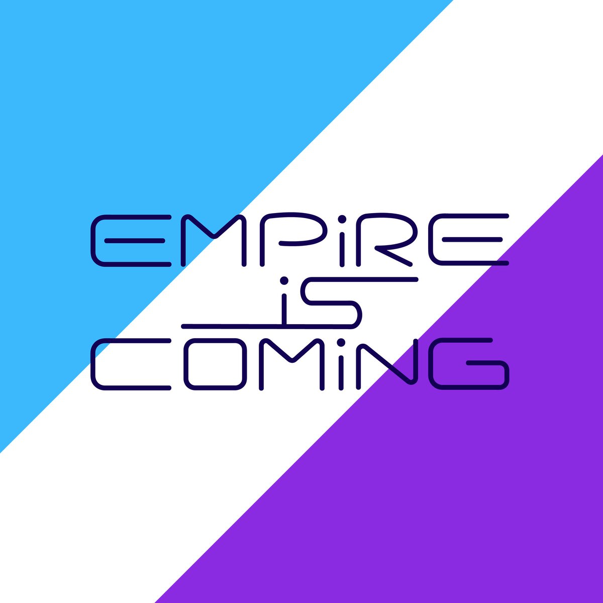 whitebear___s99's tweet photo. EMPiRE is COMiNG／EMPiRE

#作字 #タイポグラフィ #illustrator #typegraphy
#梅雨の創作クラスタフォロー祭り https://t.co/yUGlFGwHWI