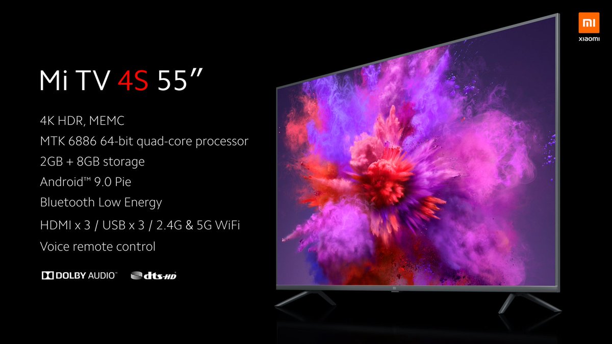 Xiaomi_Kenya's tweet photo. With over 700,000 hours of content, #MiTV4S is more than just a premium display, it's also your personal entertainment center. 😎
Mi TV 4S - (43 & 55) inches now available at our Sarit Mi Home (Sarit Ground Floor, next to Java) cc @greechain https://t.co/Kiya0LXd8u