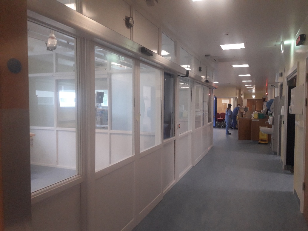 HBSEstatesMid's tweet photo. Completion of Isolation rooms at ICU MRH Tullamore, congratulations and well done to Anne, Fergus and all the team in Estates Tullamore and to the contractor Noel Cunningham Construction for delivering the project in such a short time, it was a great achievement for all involved https://t.co/w1EkQhaFN8