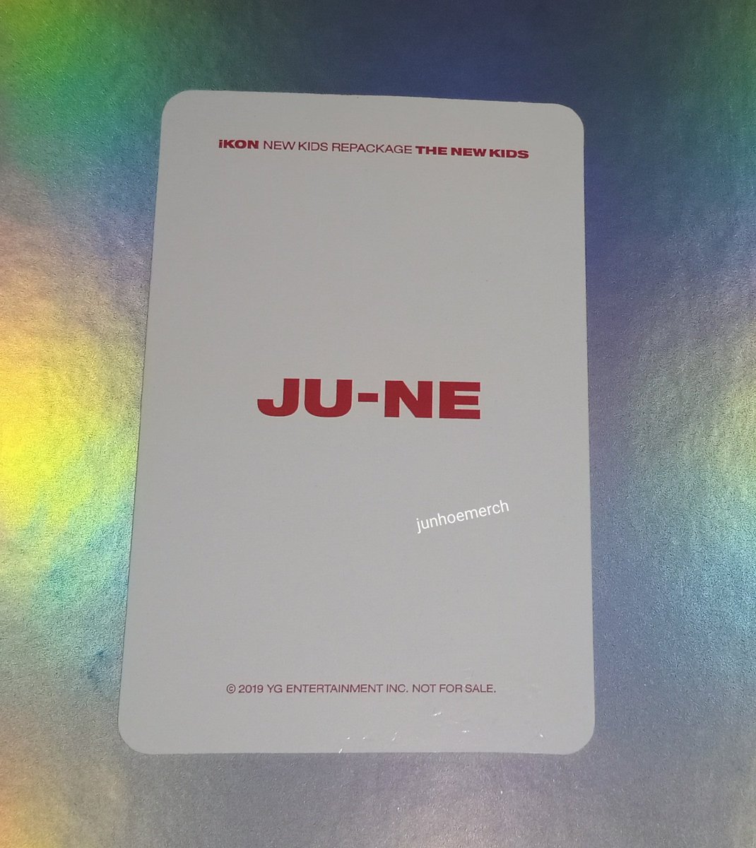 ♡ iKON NEW KIDS: REPACKAGE RED VER. PC ♡ @tkwpcnfak  #iKON  #JUNE  #Junhoe