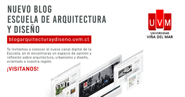 UVM_cl's tweet photo. Escuela de Arquitectura y Diseño presenta su nuevo blog informativo.
Encuentralo en https://t.co/2uaQOheosE https://t.co/TnWAsucSNg
