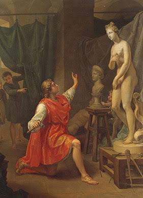 Butuh beberapa bulan bagi Pygmalion untuk menyelesaikan patungnya. Setelah melakukan finishing touch, Pygmalion memandangi hasil karyanya. Pygmalion terpana melihat patung yg dibuatnya sendiri. Patung itu tak disangka menjadi sosok perempuan paling cantik yg pernah dilihatnya.