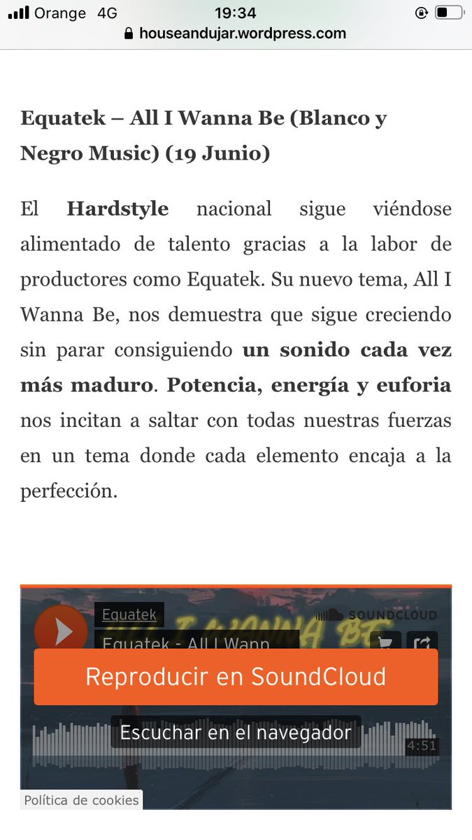 Equatekmusic's tweet photo. Gracias por el apoyo! @HouseAndujar ✌🏻 https://t.co/7Z56obh7vw