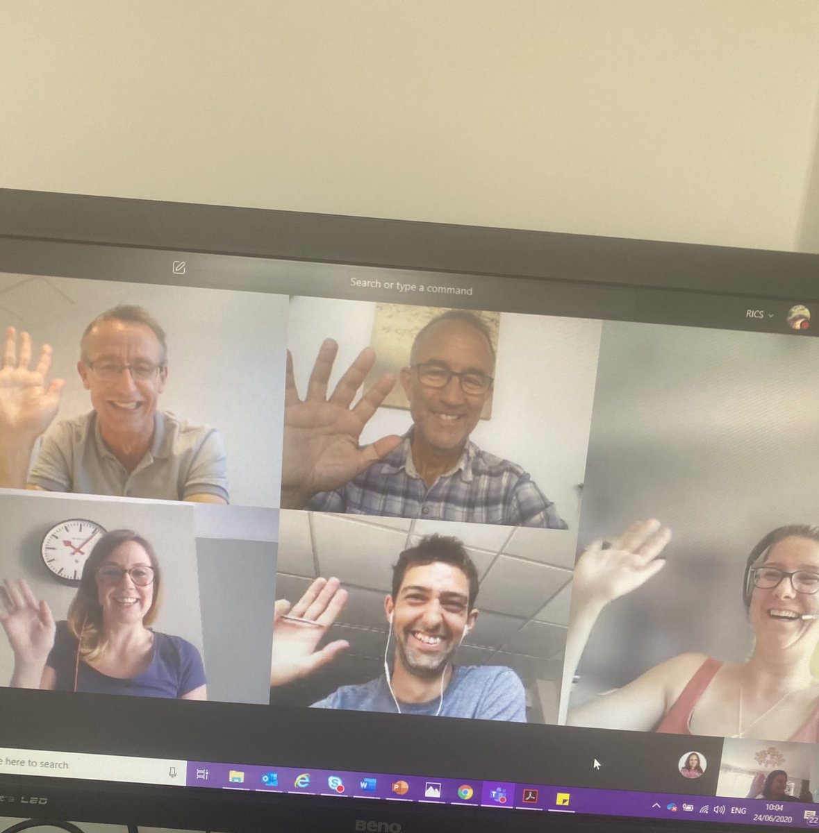 AnaBajri's tweet photo. Great to catch up with this awesome group today... our key contributors to @RICSnews #responsiblebusiness work. Big smiles all around as we make progress on developing guidance for #realestate sector. Some have even made a return to their offices!#esg #ricsfm #HappyWednesday https://t.co/b8Qz8ZBABa