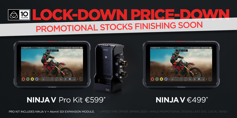 AtomosGlobal's tweet photo. Our 2 LIMITED TIME OFFERS on the NINJA V are ending soon. Choose from owning a Ninja V on its own for only $499 OR a Ninja V alongside an AtomX SDI Module for the great price of $599. 
For all the details head over to https://t.co/LHl5UtD7L9
#AtomosKeepCreating #GoGetCreative https://t.co/VP2k0t0TYl