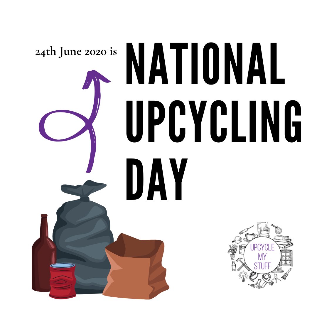 Today is #nationalupcyclingday - spread the word! Share your upcycling projects &amp; tell someone why upcycling is important to you! We have a guide you can share with newbies here: upcyclemystuff.com/what-is-upcycl… #upcycling #upcycle #reuse #repurposing #diylife #wastenotwantnot #diy
