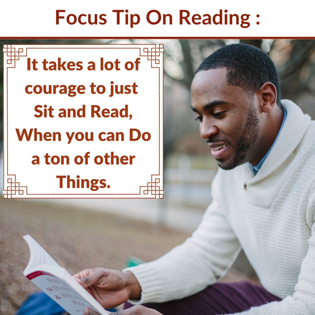 FocusedReaders's tweet photo. It takes a lot of Courage to just Sit and Read, When you can do a ton of other things.

Do you agree with this?🤔 

Reading books is like installing different Applications or Softwares into your System
#WednesdayVibes #Reading #books #WednesdayThoughts #WednesdayWisdom #Wednesday https://t.co/IFUW1ARy7o