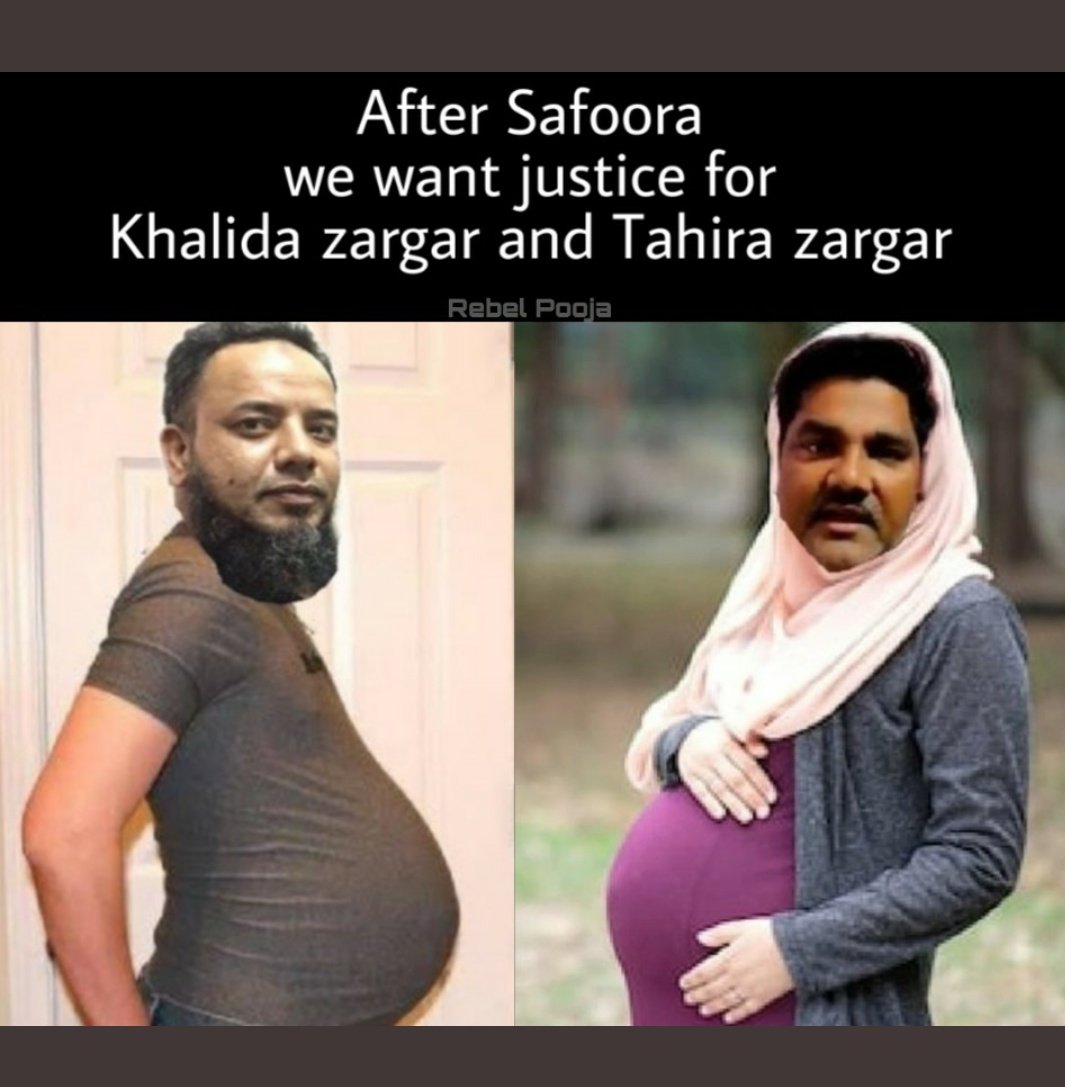 ankit_manak's tweet photo. Safoora zargar is just a pregnant, until the real pregnant arrives🤣🤣🤣🤣  #SafooraZargarIsATerrorist https://t.co/H7NLB35M77