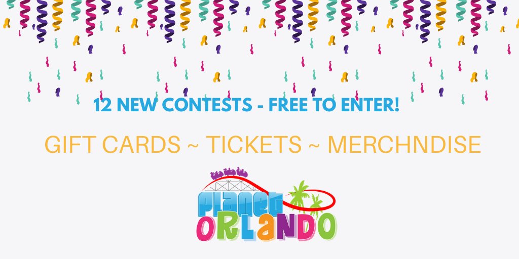 PlanetOrlandoFL's tweet image. Need free gift cards, theme park tickets, merchandise, and more?  WE GOTCHA -planetorlando.com