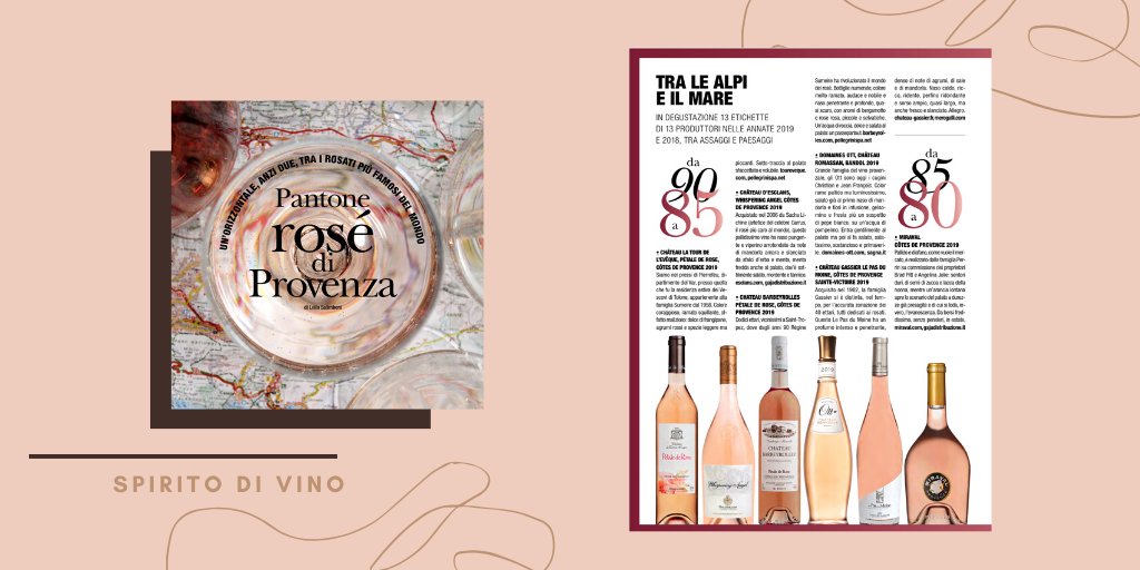 BABOL_com's tweet image. Tra i rosé di Provenza più famosi del mondo anche Châteaux Barbeyrolles &amp;amp; Tour Evêque! 🗺🍷
Sull'ultimo numero di #SpiritoDiVino.
@PellegriniSpA