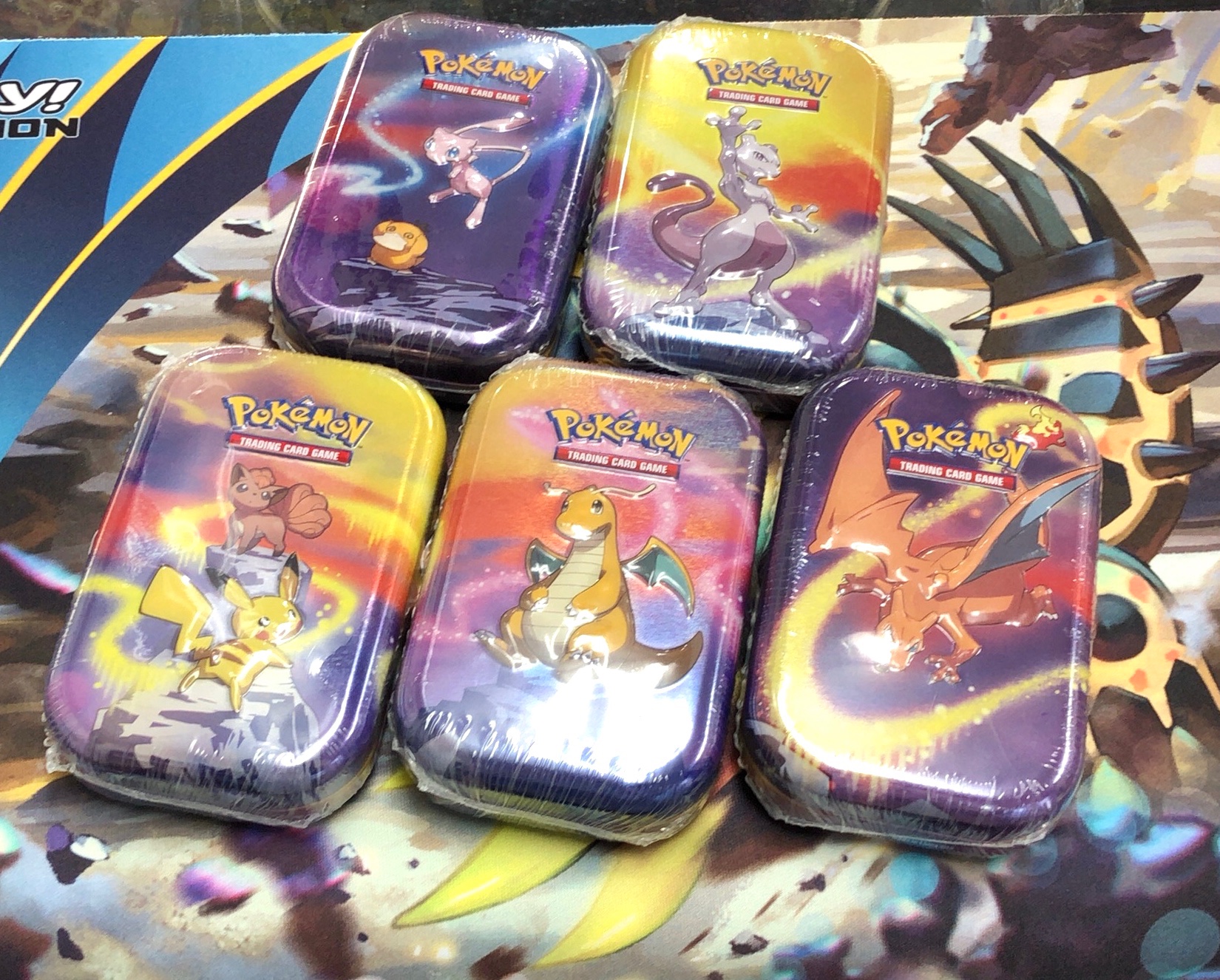 海外限定 ポケモン ミニ缶 25周年 ゼニガメ ヒトカゲ フシギダネ
